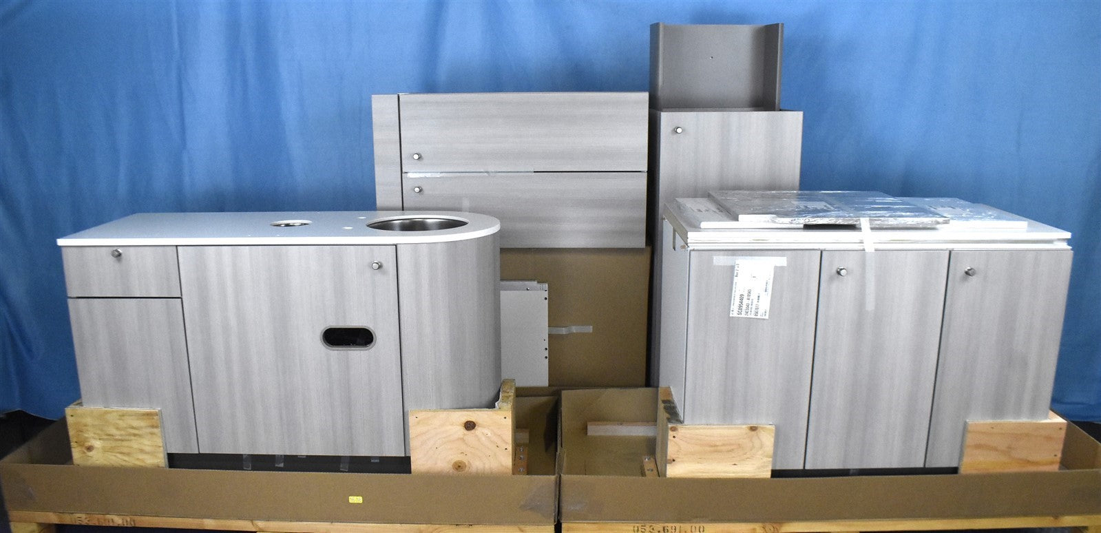 NEW Adec 5543 Preference Collection Central Island Cabinet Console 99" product image