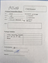 Load image into Gallery viewer, NEW UNUSED DCI Valve Mounting Bracket, Shut Off Kit, & Hoses