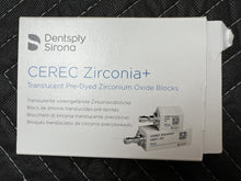 Load image into Gallery viewer, Lot of 22 Dentsply Sirona CEREC Zirconia+ Dental CAD/CAM Milling Blocks