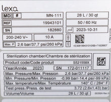 Load image into Gallery viewer, NEW UNUSED W&H Lexa Dental Autoclave Instrument Sterilizer 220V