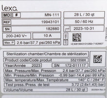 Load image into Gallery viewer, NEW UNUSED W&H Lexa Dental Autoclave Instrument Sterilizer 220V