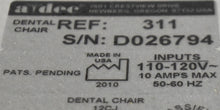 Load image into Gallery viewer, Adec 311 Dental Dentistry Ergonomic Patient Exam and Treatment Chair