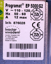 Load image into Gallery viewer, Ivoclar Vivadent Programat EP5000 Dental Restoration Furnace w/ Pump