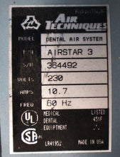 Load image into Gallery viewer, Air Techniques AirStar 3 Dental Air Compressor FOR PARTS