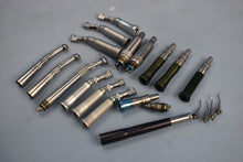 Load image into Gallery viewer, Lot of 14 Dental Handpieces, 2 Motors, & 1 Coupler (Star/MTI/Midwest/Lynx.)