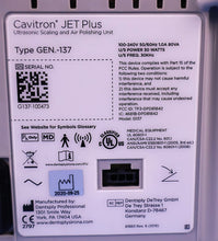 Load image into Gallery viewer, Dentsply Cavitron Jet Plus Gen 137 Ultrasonic Scaler Air Polisher w/ Foot Pedal