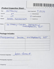 Load image into Gallery viewer, Lot of 4 Hu-Friedy Restorative Dental Instrument Kits