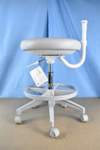 Load image into Gallery viewer, NEW/UNUSED Adec 422 Dental Assistant Stool Driftwood Upholstery