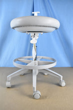 Load image into Gallery viewer, NEW/UNUSED Adec 422 Dental Assistant Stool Driftwood Upholstery