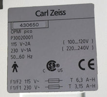 Load image into Gallery viewer, Carl Zeiss OPMI Pico Dental Endodontic Microscope Magnification Floor System