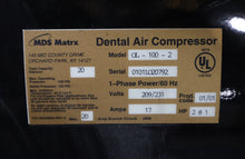 Load image into Gallery viewer, Matrx 2000-2P Dental Oil-Free Air Compressor System FOR PARTS