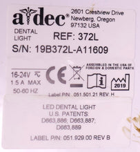 Load image into Gallery viewer, Adec 372L Dental LED Exam Light