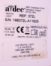 Load image into Gallery viewer, Adec 372L Dental LED Exam Light