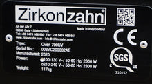 Load image into Gallery viewer, Zirkonofen 700 V700 Dental Lab Zirconia Sintering Vacuum Furnace Oven