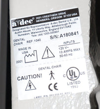 Load image into Gallery viewer, Adec 1040 Dental Ergonomic Exam and Treatment Chair