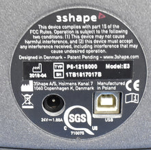 Load image into Gallery viewer, 3Shape E3 Dental Lab Scanner CAD CAM Crown Bridge Orthodontic Unit