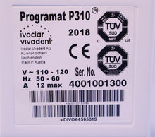 Load image into Gallery viewer, Ivoclar Vivadent Programat P310 Dental Restoration Furnace w/ Pump - SOLD AS IS