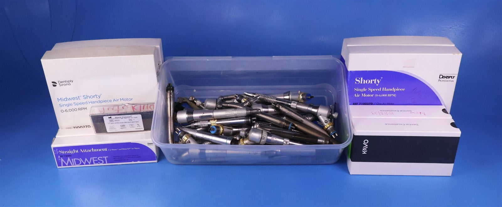 Lot of 50 Miscellaneous Manufacturer/Model Dental Handpieces SOLD AS-I product image