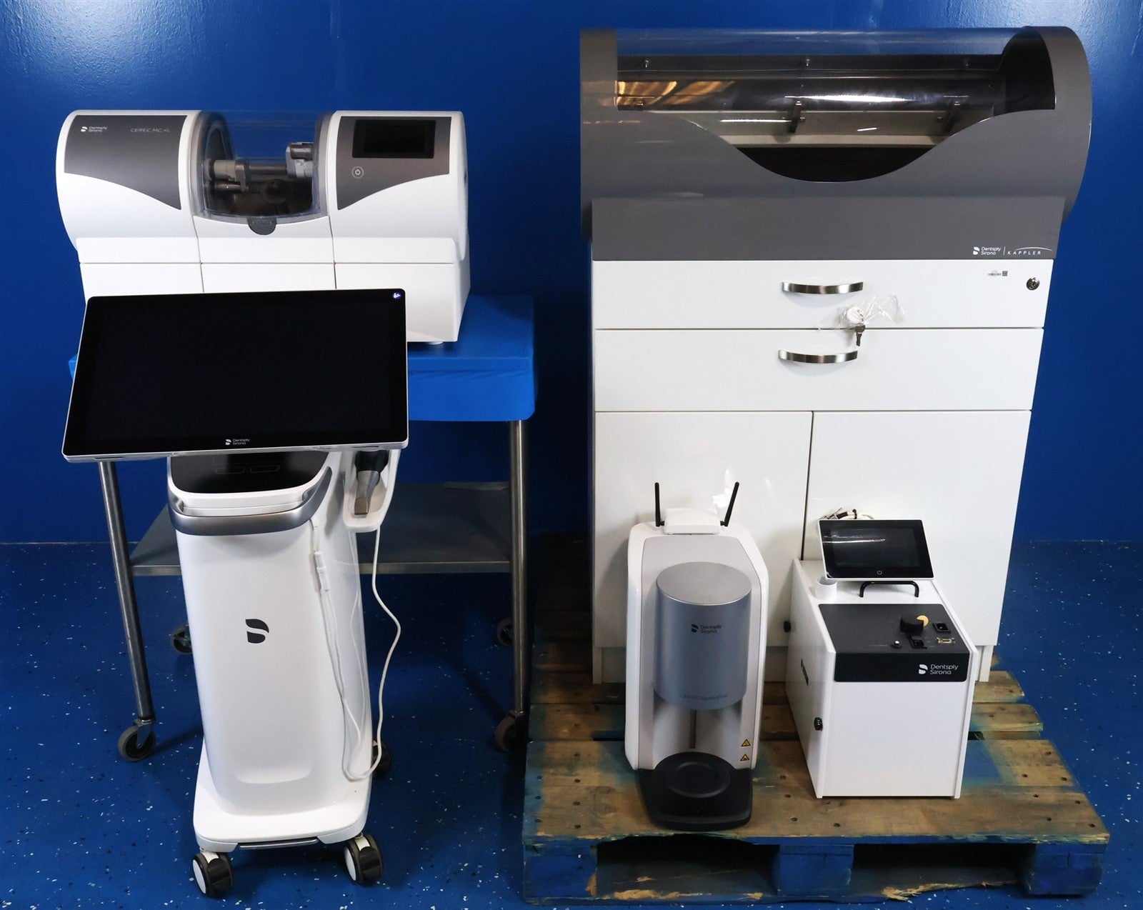 Sirona Primescan Scanner, MC XL Mill + SpeedFire Furnace for CAD