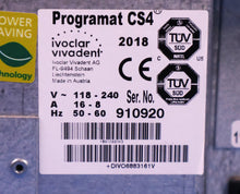 Load image into Gallery viewer, Ivoclar Vivadent Programat CS4 Dental Restoration Furnace