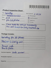 Load image into Gallery viewer, SprintRay Pro 95S Dental 3D Printer & ProCure 2 Curing Unit