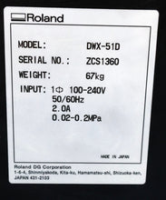 Load image into Gallery viewer, Roland DWX-51D Dental Lab Milling Machine Unit for CAD/CAM Dentistry