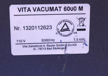 Load image into Gallery viewer, VITA Vacumat 6000M Dental Lab Restoration Furnace Oven