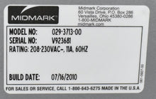 Load image into Gallery viewer, Midmark PowerVac Dry Dental Vacuum System Oil-Less Suction Pump Unit