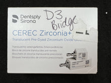 Load image into Gallery viewer, Lot of 30 CEREC Zirconia Translucent Pre-Dyed Zirconium Oxide Milling Blocks