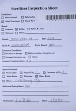 Load image into Gallery viewer, SciCan STATIM 5000 G4 Dental Autoclave Cassette Sterilizer