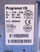 Load image into Gallery viewer, Ivoclar Vivadent Programat CS Dental Restoration Furnace w/ Pump