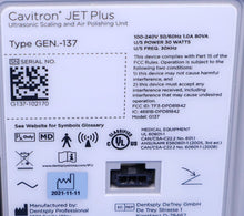Load image into Gallery viewer, Dentsply Cavitron Jet Plus Gen 137 Dental Ultrasonic Scaler w/ foot pedal