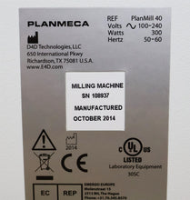 Load image into Gallery viewer, Planmeca Planmill 40 Dental Milling Machine for CAD/CAM Dentistry