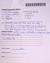 Load image into Gallery viewer, Air Techniques VacStar 50 Dental Vacuum Pump Operatory Suction System