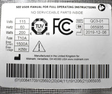 Load image into Gallery viewer, Midmark QuickClean QC3-01 Dental Ultrasonic Cleaner Cavitation Bath (2019)