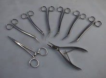 Load image into Gallery viewer, Mixed Lot of 16 Various Model Forceps and Scissors