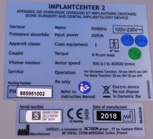 Load image into Gallery viewer, Acteon ImplantCenter 2 Dental Piezosurgery Implant Console & Motor System