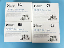 Load image into Gallery viewer, NEW UNUSED Lot of 14 Dentsply Sirona Zirconia + Dental CAD/CAM Milling Blocks