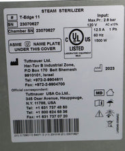 Load image into Gallery viewer, NEW UNUSED Tuttnauer T-EDGE-11 Dental Autoclave Instrument Sterilizer (2023)