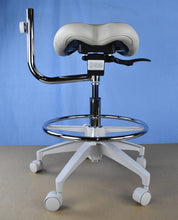 Load image into Gallery viewer, NEW UNUSED Lot of 2 Belmont Dental Ergonomic Doctor & Assistant Stools