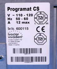 Load image into Gallery viewer, Ivoclar Vivadent Programat CS2 Dental Restoration Furnace w/ Pump