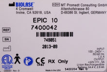 Load image into Gallery viewer, Biolase Epic 10 Dental Diode Laser System