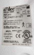 Load image into Gallery viewer, Adec 311 Dental Chair w/ 541-545 12 O'Clock Rear Delivery, 422 Assistant Stool