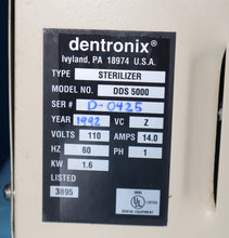 Load image into Gallery viewer, Dentronix DDS 5000 Dental Dry-Heat Instrument Sterilizer System