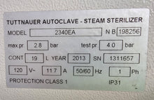 Load image into Gallery viewer, Tuttnauer EZ9 Dental Autoclave Steam Instrument Sterilizer System