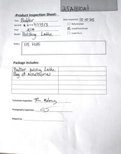 Load image into Gallery viewer, NEW UNUSED Baldor 380WCT Industrial Grade Polishing Lathe