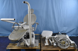 Adec 311 Dental Exam Chair with 541 12 O'Clock Rear Delivery, 375L Exam Light
