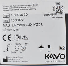 Load image into Gallery viewer, NEW UNUSED Lot of 3 KaVo MASTERmatic Lux M25L Dental Handpieces (2023)