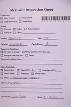 Load image into Gallery viewer, NEW UNUSED SciCan BRAVO 17V Pre/Post Vacuum Sterilizer System