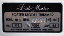 Load image into Gallery viewer, Ray Foster MT10 Dental Model Trimmer System